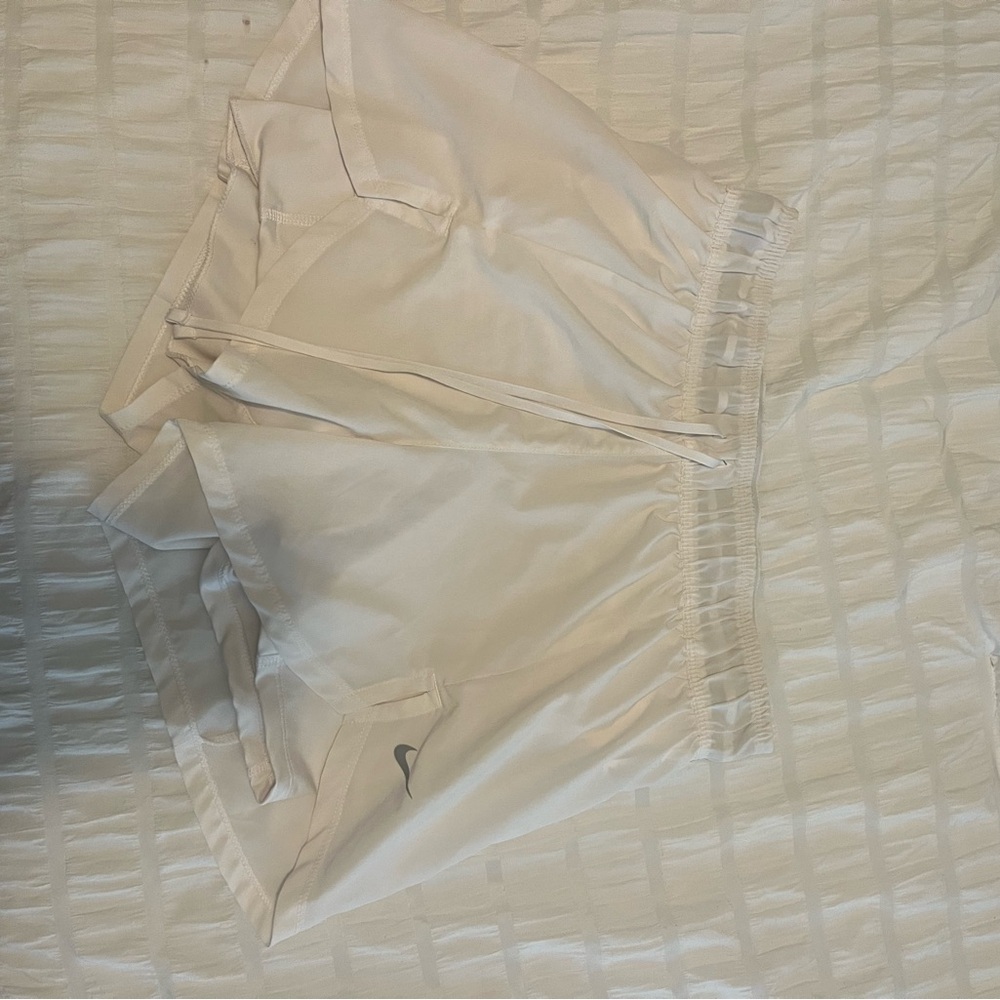 Nike White Athletic Shorts